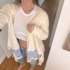 ••BOHO CROCHET SWEATER••